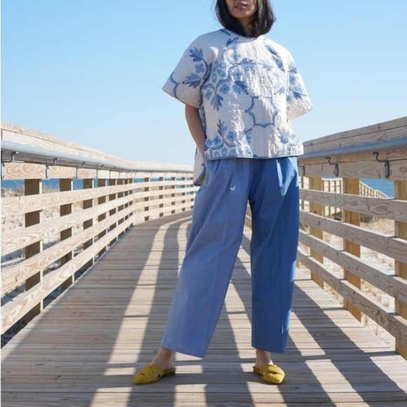 Upcycled by Reissued Sunday Pants Blue XS/S - Picture 1 of 12